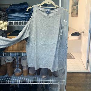 Sak’s Fifth Ave Cold Shoulder Sweatshirt